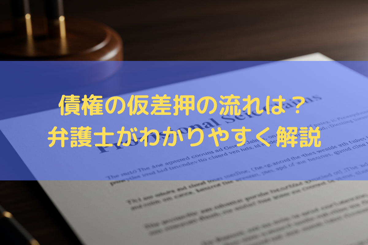 2025】債権の仮差押の流れは？弁護士がわかりやすく解説 | たきざわ法律事務所